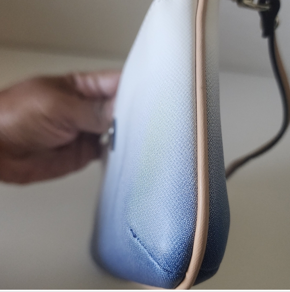 Coach Peyton Blue Ombré Clutch Purse Wristlet Wallet - Picture 6 of 12